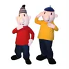 2019 Factory Direct New Pat A Mat Mascot Costume Cartoon Character for Adult Halloween Purim Party Event287d