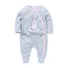 Clothing Sets 2023 Winter Baby Boy Clothes Cartoon Design Long Sleeve Newborn Girl Rompers Velvet Full Overalls Toddler Costume J230630
