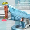 Sand Play Water Fun Electric Water Gun Toy Full Automatic Summer Induction Water Absorbing HighTech Burst Water Gun Beach Outdoor Water Fight Toys 230629