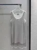 Urban Sexy Dresses Designer 23 Spring/Summer Fashion Lace Collage Hot Diamond Letter Triangle Two Piece Tank Top Dress Qt73 L0MW