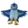 Fantasia de pássaro de fábrica com desconto 2019 fantasia de mascote de pássaro azul para adultos usarem 317T