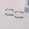 Orecchini a bottone con lettera di design placcati in oro 18 carati Donne di marca di lusso Anello per orecchio grazioso Orecchini pendenti con perle di strass in argento 925 per accessori di gioielli da sposa