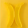 Storage Bottles Banana Box Cute Fruit Protector Container Keeper And Space-saving Carrier For Lunch Travel