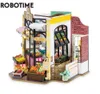 Doll House Accessories Robotime Rolife DIY Carl's Fruit Shop Doll House with Furniture Children Adult Miniature Dollhouse Wooden Kits Toy DG142 230629