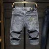 Jeans da uomo firmati Pantaloncini da uomo di marca di moda in casual Capris pantaloni sottili estivi dritti coreani DQFH