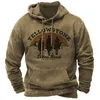 Herrtröjor tröjor Autumn Vintage Hoodie Overdimensionerad kläder Cykling Jacket Street Fashion Sweatshirt Långärmar Pullover Top 230630