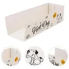 Dinnerware Sets 100 Pcs Dog Box Disposable Storage Snack Tray Muffin Packaging Paper Serving