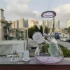 Cachimbo de água para cachimbo de água de 6 polegadas Bong de vidro pesado cachimbos para fumar Shisha Bubbler + tigela de 14 mm