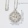 5 stks St Benedictus Medaille Ketting Legering Christelijke Sacramentele Medaille Afweren Kwaad Bescherming Sieraden Katholieke Gift voor Mannen Vrouwen A-483d