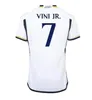 23 24 Vini JR Soccer Jerseys Real Madrids Retro Jersey Ronaldo Long Sleeved Shir Benzema Rodrgo Bellingham Player Player Personal Men Kid Kits