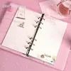 Brushes 2021 A6 Kawaii Looseleaf Notebooks and Journals Cute Ring Binder Daily Weekly Diary Planner Agenda Notebook School Stationery