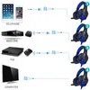 Xbox One PS4 PC를위한 GS400 스테레오 게임 헤드셋 MIC 노이즈 취소 LED 조명이있는 Sourd Sound Overear Gaming Headphone HEA3209054