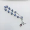 Anhänger Halsketten Bling Rosenkranz Kettenarmband Religiöse katholische Armbänder Frauen Großhandel Perlenschmuck