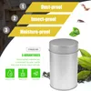 Storage Bottles Tea Containers Canister Airtight Lids Household Canisters Tinplate Jars Tins