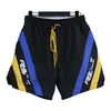 Дизайнерские шорты Rhude Короткие летние модные пляжные брюки Мужская уличная одежда высокого качества Свободного размера Баскетбольные брюки с пятью точками Essentialshorts для мужчин 539