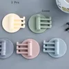 Ganci Gancio adesivo girevole senza cuciture Bastone con cuscinetto forte Appendiabiti da parete per cucina Forniture per il bagno Organizzatore per la casa