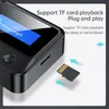 Connectors Bluetooth 5.0 Audio Transmitter Receiver Lcd Display Rca 3.5mm Aux Usb Dongle Stereo Wireless Adapter for Car Pc Tv Headphones
