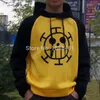 Nuovo One Piece the Surgeon of Death Trafalgar Law Trafalgar Law COS Cosplay Felpa con cappuccio Giacca con cappuccio cappotto top medico Cosplay224C