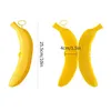 Storage Bottles Banana Box Cute Fruit Protector Container Keeper And Space-saving Carrier For Lunch Travel