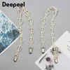 Outros Acessórios de Moda Deepeel 1pairs 69 2cm Pearl Chain Decoração Suspensórios Calças Ajustáveis Alça Talão Feminino Cintura Espartilho Suspensórios 230629