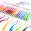 Pennor ZSCM 12/24/32/120/Color Ball Point Pennor Skolartiklar Gel Pensoffice Accessories Stationery levererar radera Pen Highlighter PE