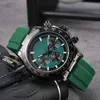 2023 NYA MENSKRAV WATCHTS ALLA DIAL Work Quartz Watch High Quality Top Luxury Brand Chronograph Clock Watch Rubber Watch Band MEN Fashion R1