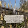 Pendentif Colliers Lettre Bulle Iced Out Collier pour Hommes Empiler Jusqu'à ce qu'ils Me Tuent 5a Cubic Ziconia Véritable Plaqué Or Hip Hop Bijoux 230621