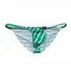 Herren-Bademode Herren Sexy Bikini-Slip Schwimmen Strand Höschen Niedrige Taille Männliche atmungsaktive Eisseide Unterhose Sonnenbad Unterwäsche Homme Cueca 230630