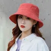 Sombrero de cubo de pana clásico de invierno para exteriores Panamá Harajuku sombreros de cubo de pesca para mujer hombre gorra informal Unisex