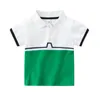 Polos Summer Boys Active T-shirt Cotton Toddler Kids Polo Top Tees Abbigliamento per bambini di alta qualità Baby Age 2 3 4 5 7 9Year Old 230628