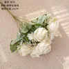 Dekorative Blumen Rose Fake Hochzeit Home Dekorationen Stoff Künstliche Blumen Zimmer Dekor Brautstrauß Mutter Valentinstag Geschenk