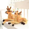 Poupées en peluche Elk de Noël en peluche Renne Décoration de Noël Simulation Cerf de Noël Jardin pendule jouets en peluche pour garçon fille Noël 230629