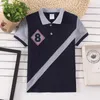 Polos Boys Summer Tops krótkie rękawowe koszulę polo 2-12 year dzieci bawełniane koszule Patchwork tkanina odzieży Dzieci nr 8 ROZUM Casual Tee 230629