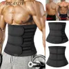 Talia brzucha shaper men body shaper talia trener strefowy Przesunięcie Pasek Odchudzanie Utrata odchudzania Tłuszcz pot trimm