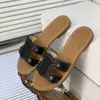 Moda Slides Chinelos Mulher Vintage Couro Sandálias Verão Ao Ar Livre Sapatos de Praia Senhoras Couro Branco Preto Castanho Clássico Sandália Chinelo