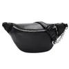 Midjeväska mode Solid Fanny Pack Lady Pu Leather Holiday Money Belt Wallet Bum Travel Bag Telefon Pouch Style 230629