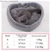 Móveis para camas para gatos Móveis para camas para gatos fofos em forma de coração para filhotes de cachorro de algodão veludo gatinho macio para dormir canil quente para animais de estimação acessórios para ninho 230222 Z230630