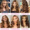 Lace FG 427 Brazilian Highlight Body Wave T Part Human Hair Wavy 13x1 Transparent Pre Plucked For Women 230629