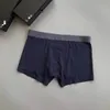 Designer de sous-vêtements pour hommes Short de boxe modal Short de boxe jeunesse tendance sexy sans trace sous-vêtement antibactérien respirant à séchage rapide coffret cadeau trois ensembles