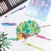 Kulspetspennor färgad gel penna set 100 färger för att rita målning skisser 05 mm glitter färgskolekontor leveranser 040301 230630