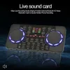 Mixer V300 Pro Live Streaming Geluidskaart 10 Geluidseffecten 4.0 Audio Interface Mixer voor Dj Muziekstudio Opname Karaoke