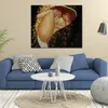 Famous Female Canvas Art Danae Gustav Klimt Oil Painting Reproduction Handmade High Quality