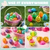 Decompression Toy 36PCS Printed Empty Stuffers Fillable Easter Eggs Plastic Eggs Bulks Easter Basket Filling Party Favors Classroom Prize Supplies 230629
