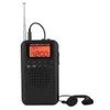 Connectoren Draagbare Am Fm Digitale Radio Dual Band Pocket Mini Digitale Tuning Radio's Ontvanger met LCD-scherm 3,5 mm hoofdtelefoonaansluiting