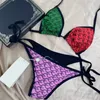 Designer-Damen-Bademode von G Designer, sexy Bikinis, Patchwork-Farb-Bikini-Sets, niedrige Taille, Strandmode, Urlaubs-Badeanzüge, Sommer-Badeanzug