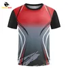 Męskie koszule Trint Multicolor Print Szybki suchy krótkie rękawowe koszulki Thirt Gym Fitnes Running T Shirt Oddychanie Sportsw 230630