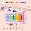 Bébé Musique Son Jouets Enfants Musique Xylophone Bus Jouets Clavier Instrument Early Knock Piano Bus Perles Blocs Montessori Éducatif Bébé Enfant Jouet Musical 230629