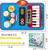 Baby Music Sound Toys Children's Early Education Toys Learning Floor Filt Birthday Presents for Boys Girls Piano Filtar Trummor Montessori Toys 230629