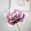 Decorative Flowers Large PE Foam Artificial Magnolia Flower Flores Artificiales For Home Decoration Murale Mariage Outdoor Display Wreath