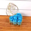 Fiori decorativi Regalo di San Valentino Sapone artificiale Rose Flower Box Simulazione Essential Wedding Decor Craft For Girlfriend